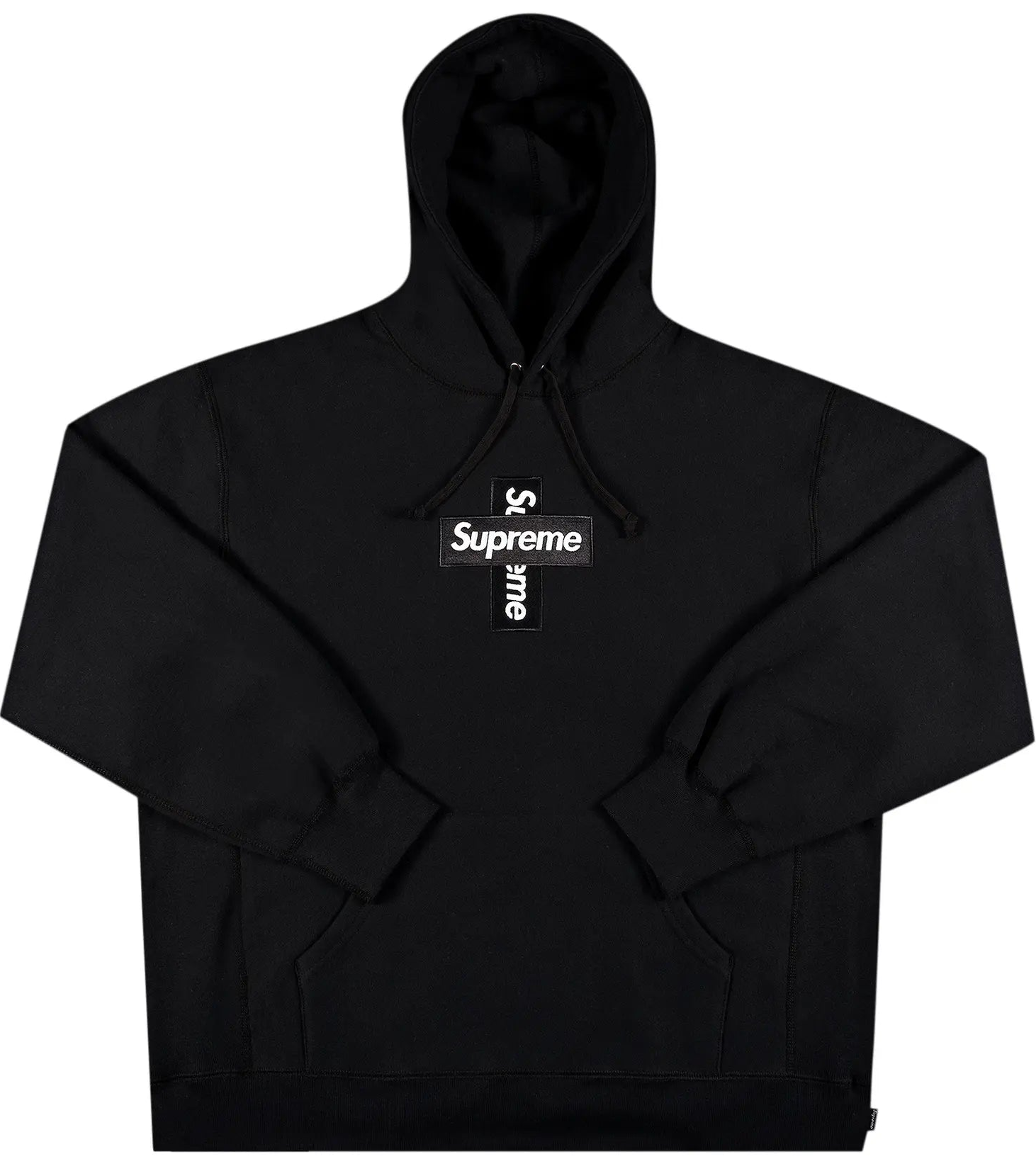 Supreme Cross Box Logo Hooded Sweatshirt 'Black' – BUYANDSELL