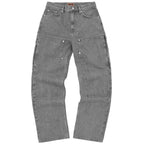 Corteiz Embossed C-star Denim Work Pant 'Grey'