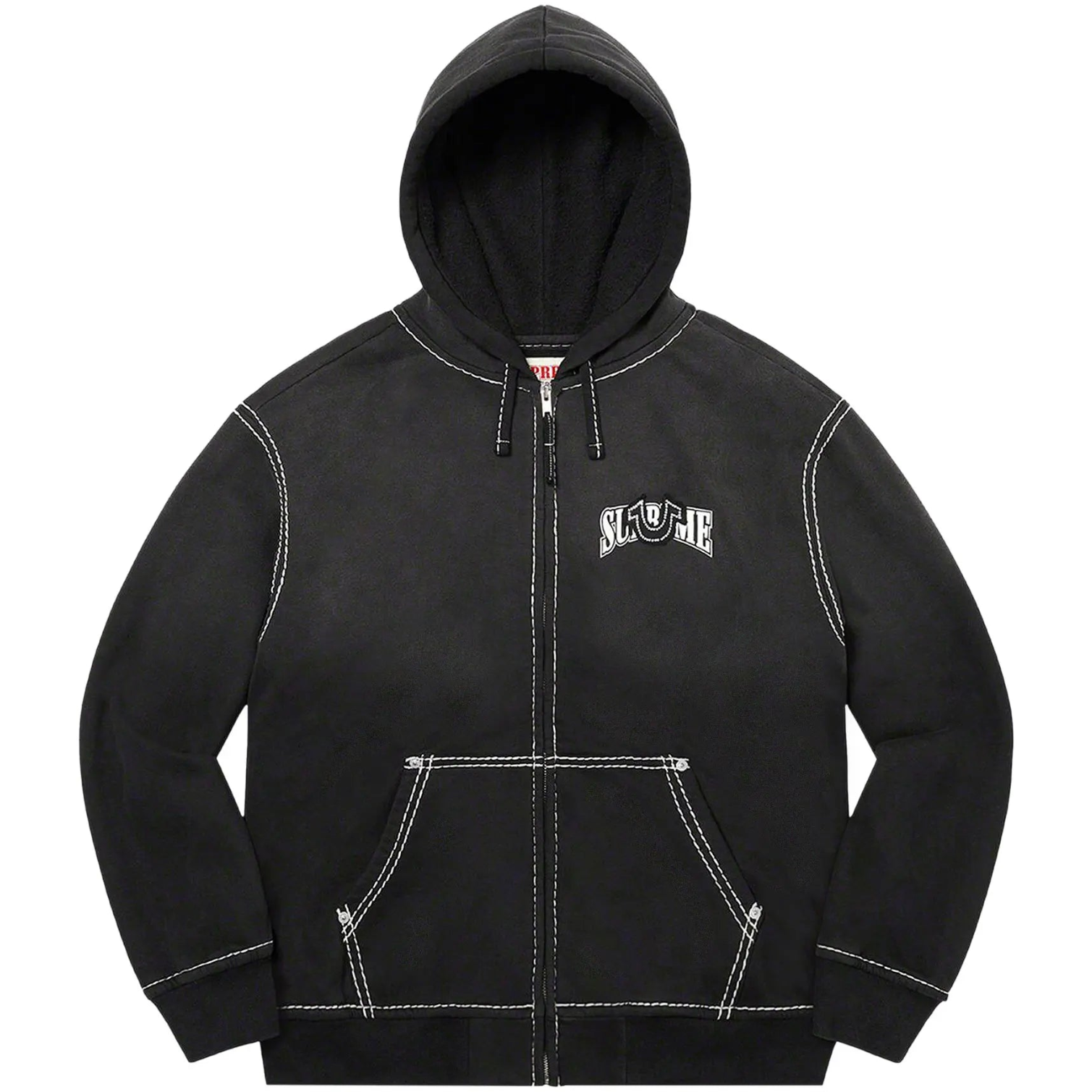 Supreme x True Religion Zip Up Hooded Sweatshirt 'Black'