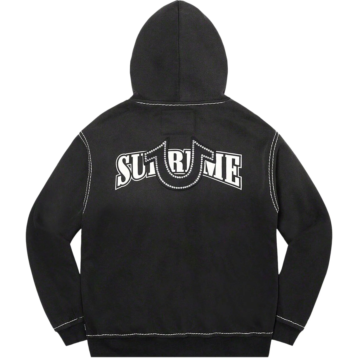 Supreme x True Religion Zip Up Hooded Sweatshirt 'Black'
