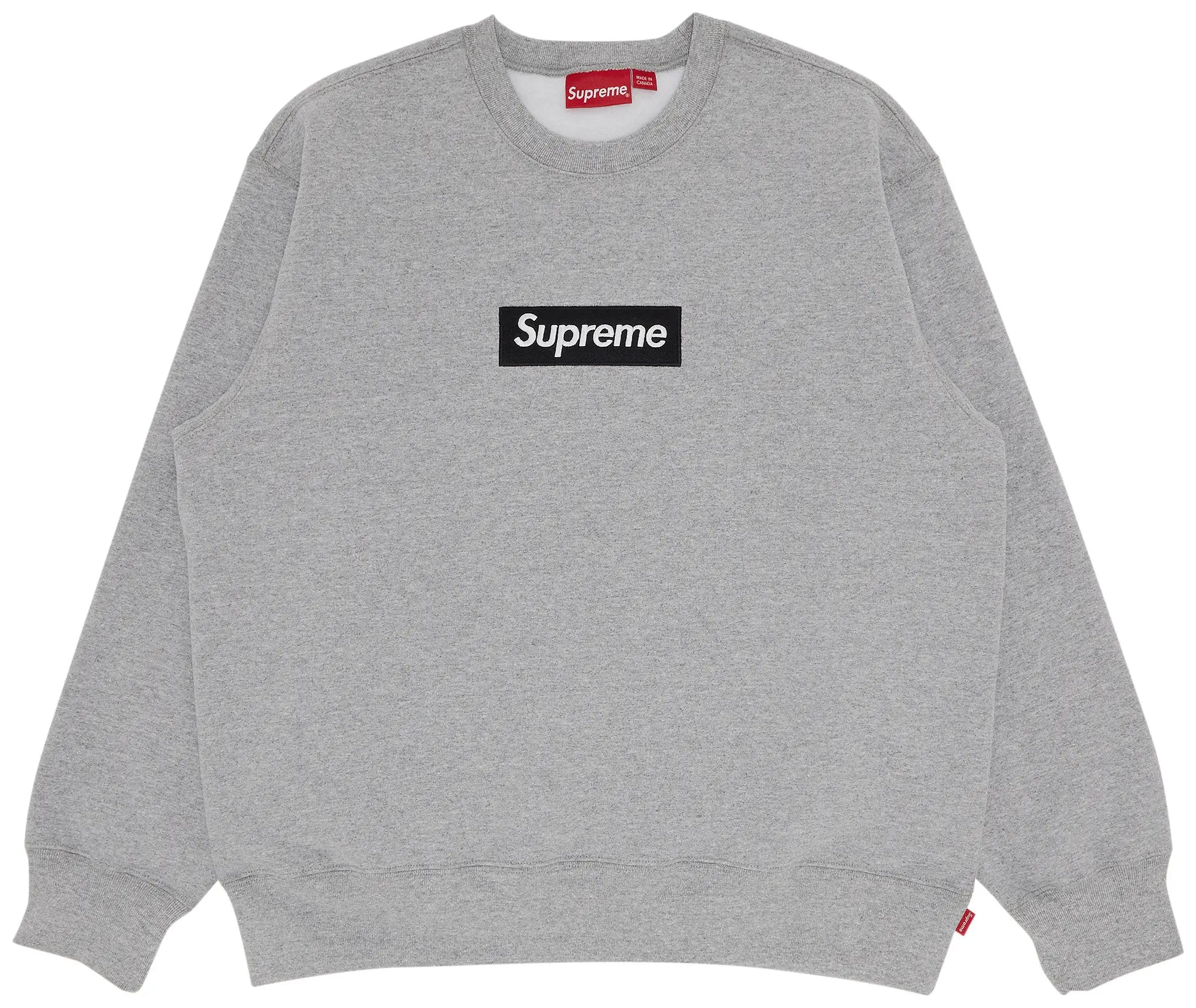 Supreme Box Logo Crewneck 'Heather Grey'