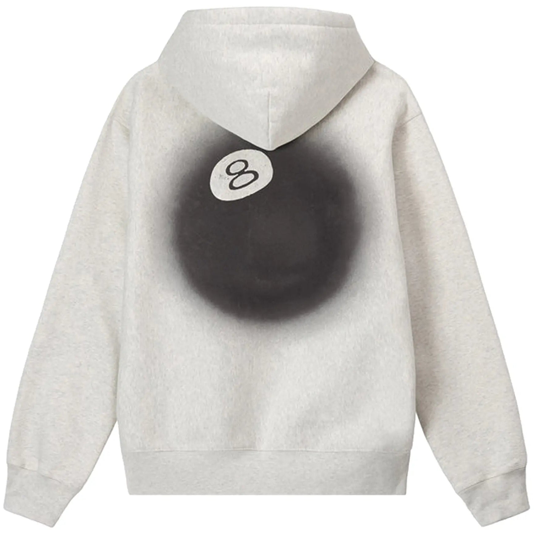 Stussy 8 Ball Fade Hoodie 'Ash Heather'