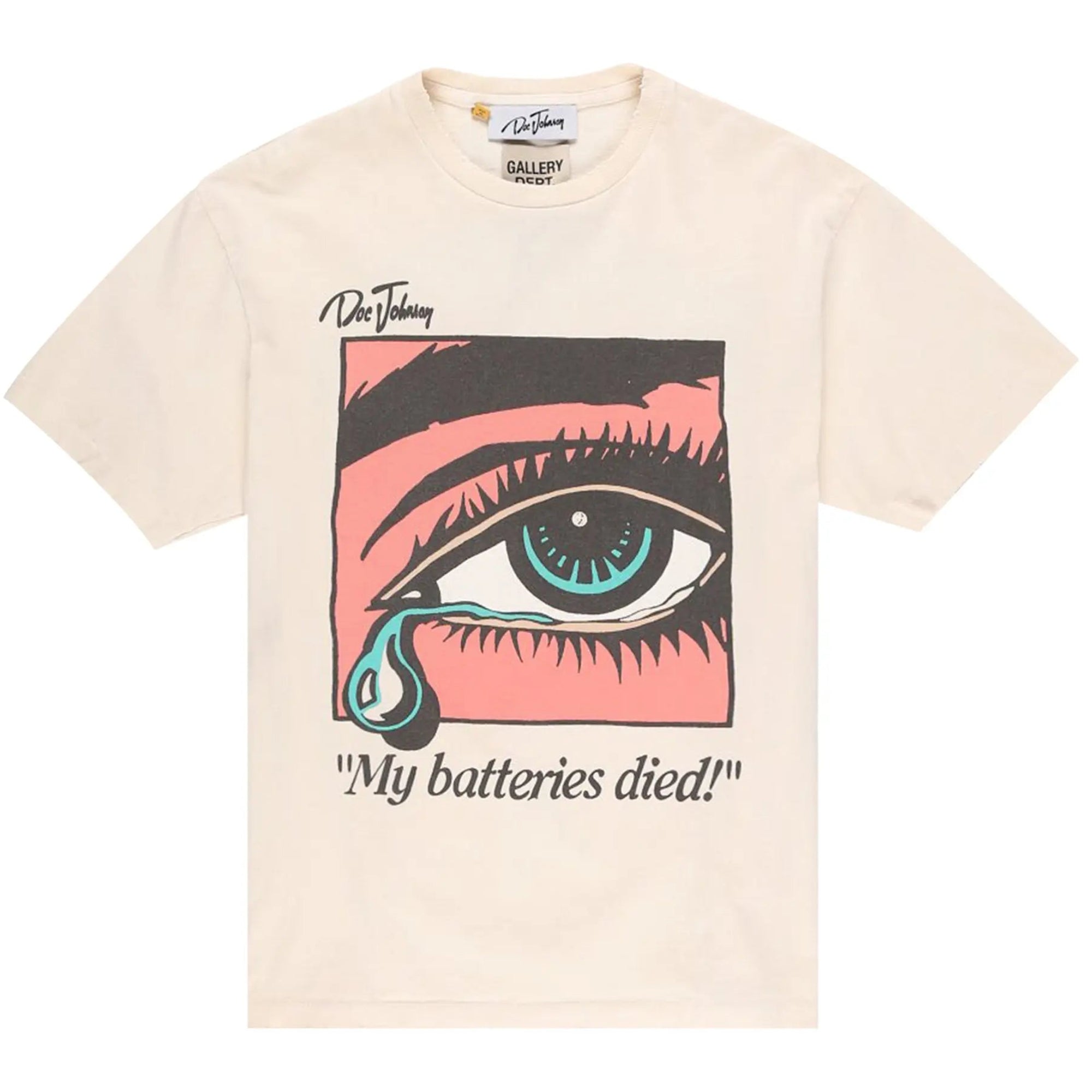 Gallery Dept. Dead Batteries Tee 'White'