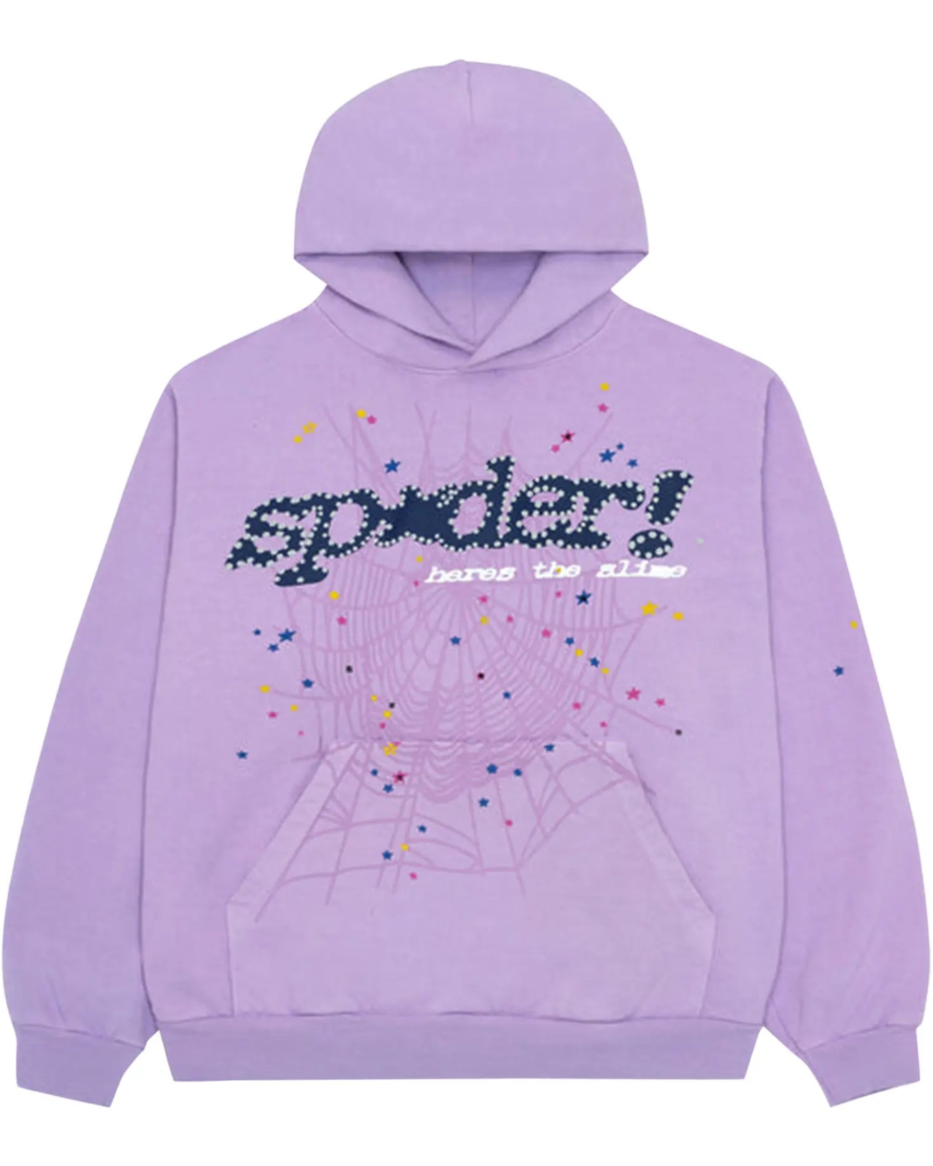 Sp5der Açaí Hoodie 'Purple'