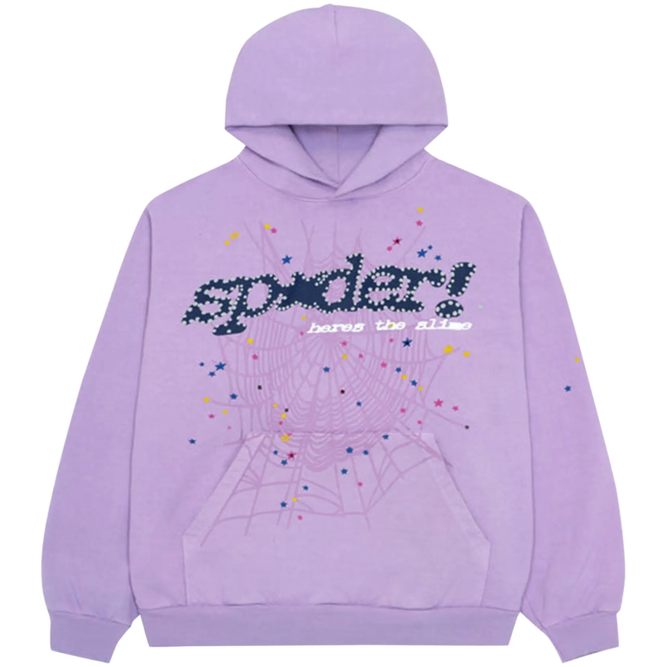 Sp5der Açaí Hoodie 'Purple'