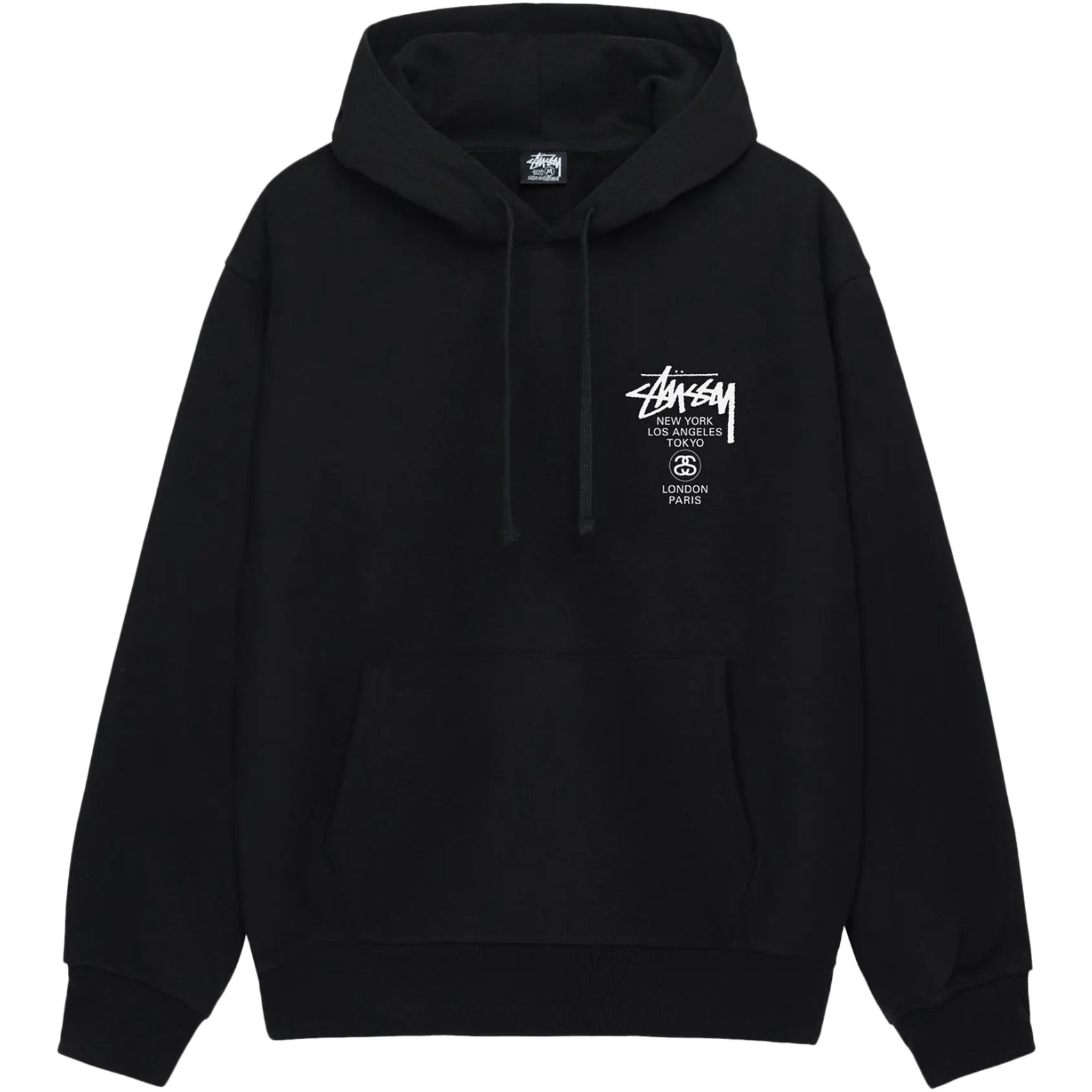 Stussy World Tour Hoodie 'Black'