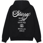 Stussy World Tour Hoodie 'Black'