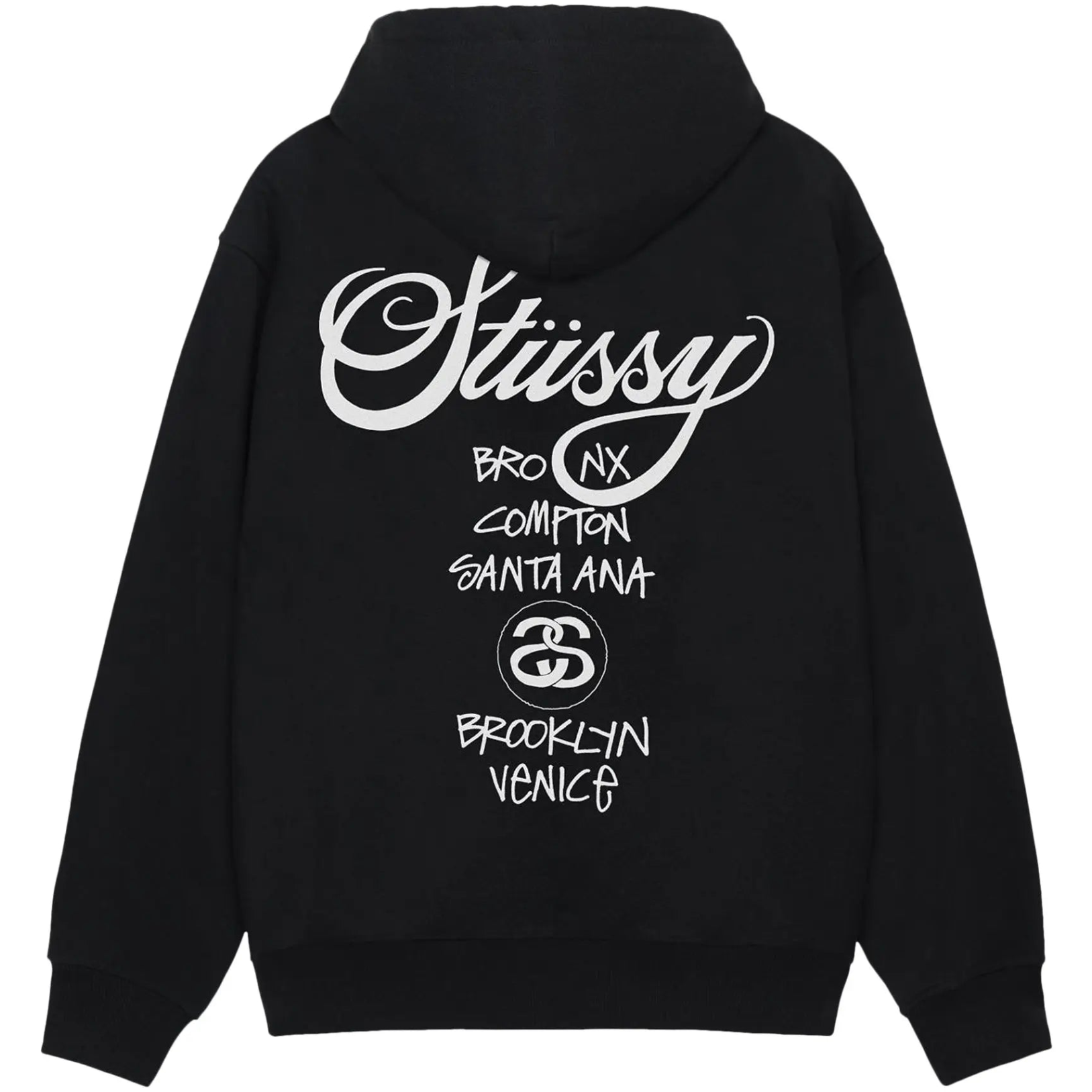 Stussy World Tour Hoodie 'Black'