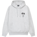 Stussy World Tour Hoodie 'Ash Heather'