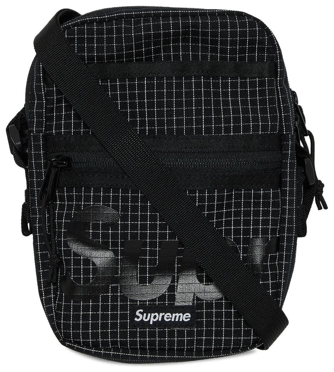 SUPREME SHOULDER BAG SS24 BLACK MORRAL NEGRO