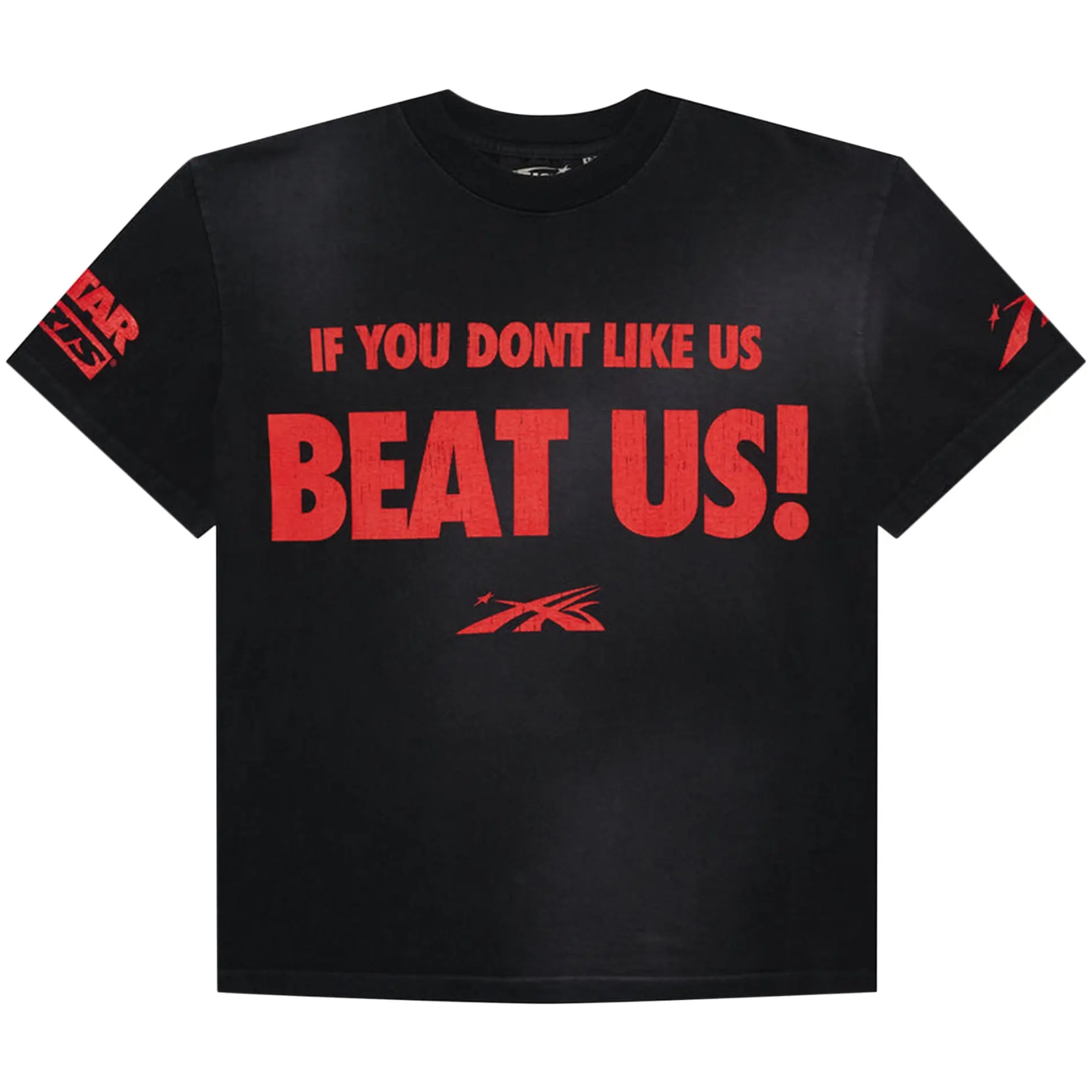 Hellstar Beat Us! T-Shirt 'Black/Red'
