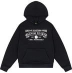 DENIM TEARS ADG HOODIE BLACK POLERA NEGRA