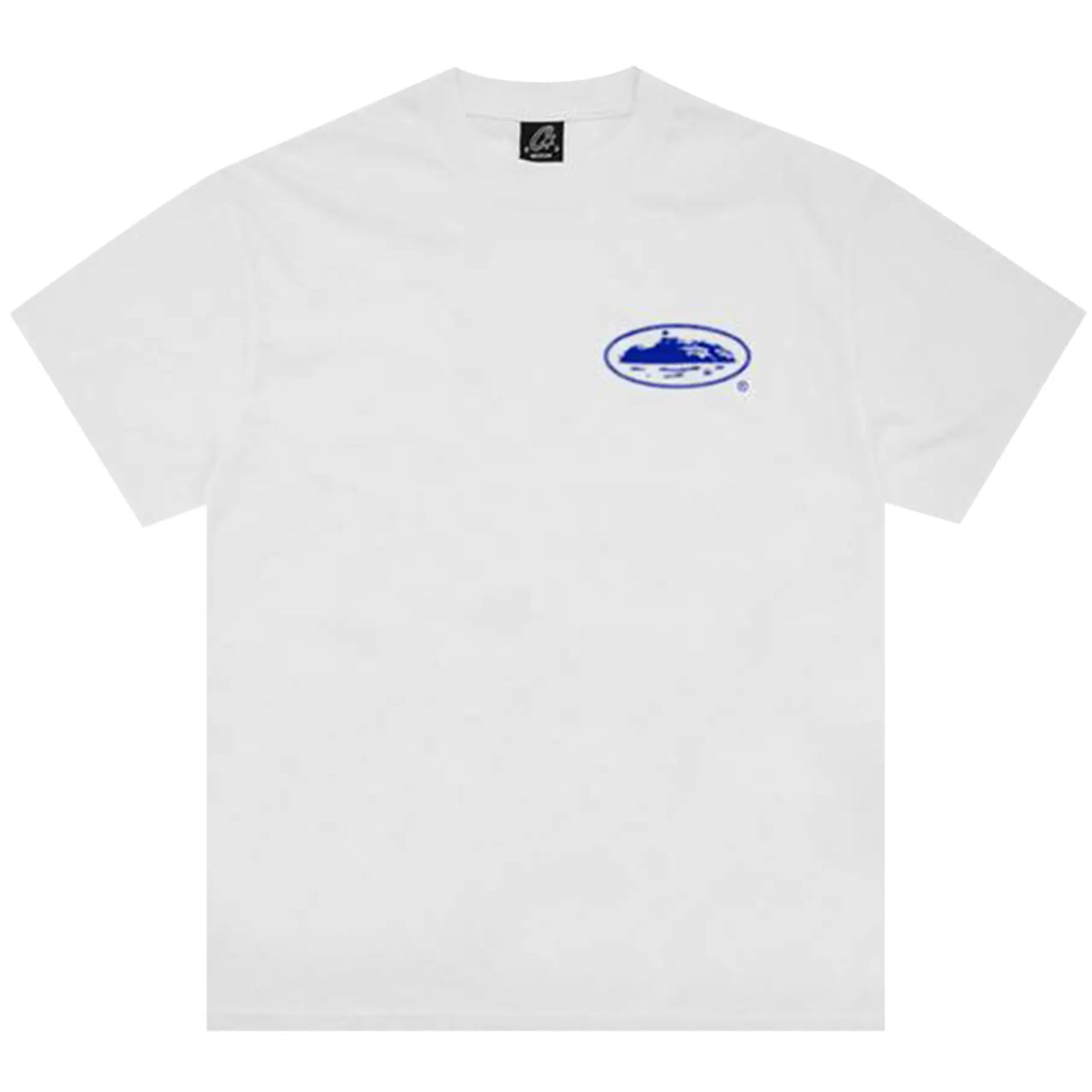 Corteiz Halftone Island Tee 'White/Blue'