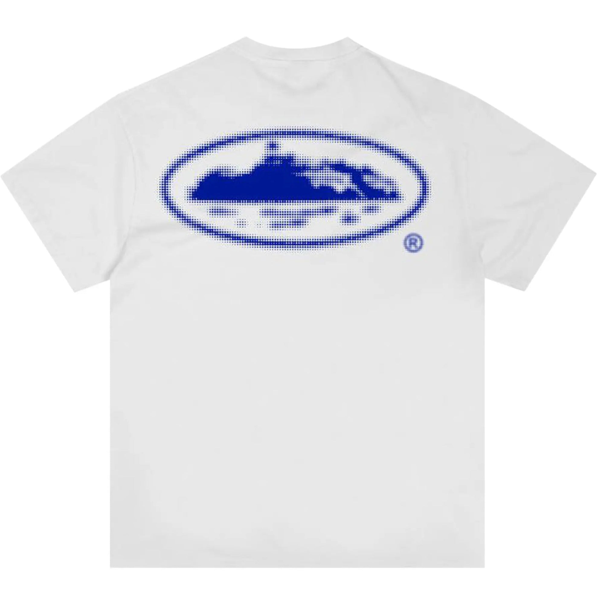 Corteiz Halftone Island Tee 'White/Blue'