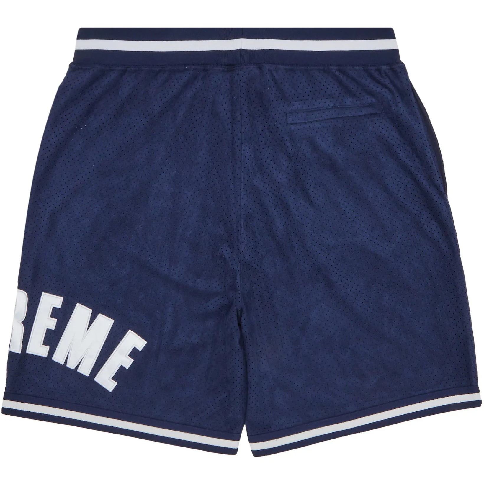 Supreme Ultrasuede Mesh Short 'Navy'