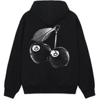 Stussy Cherries Hoodie 'Black'