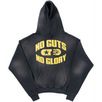 Hellstar No Guts No Glory Hoodie 'Washed Black'