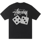 Stussy Dice Tee Pigment Dyed 'Black'