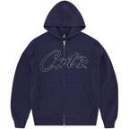 Corteiz Thick Stitch Allstarz Zip Hoodie 'Navy'