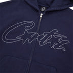 Corteiz Thick Stitch Allstarz Zip Hoodie 'Navy'