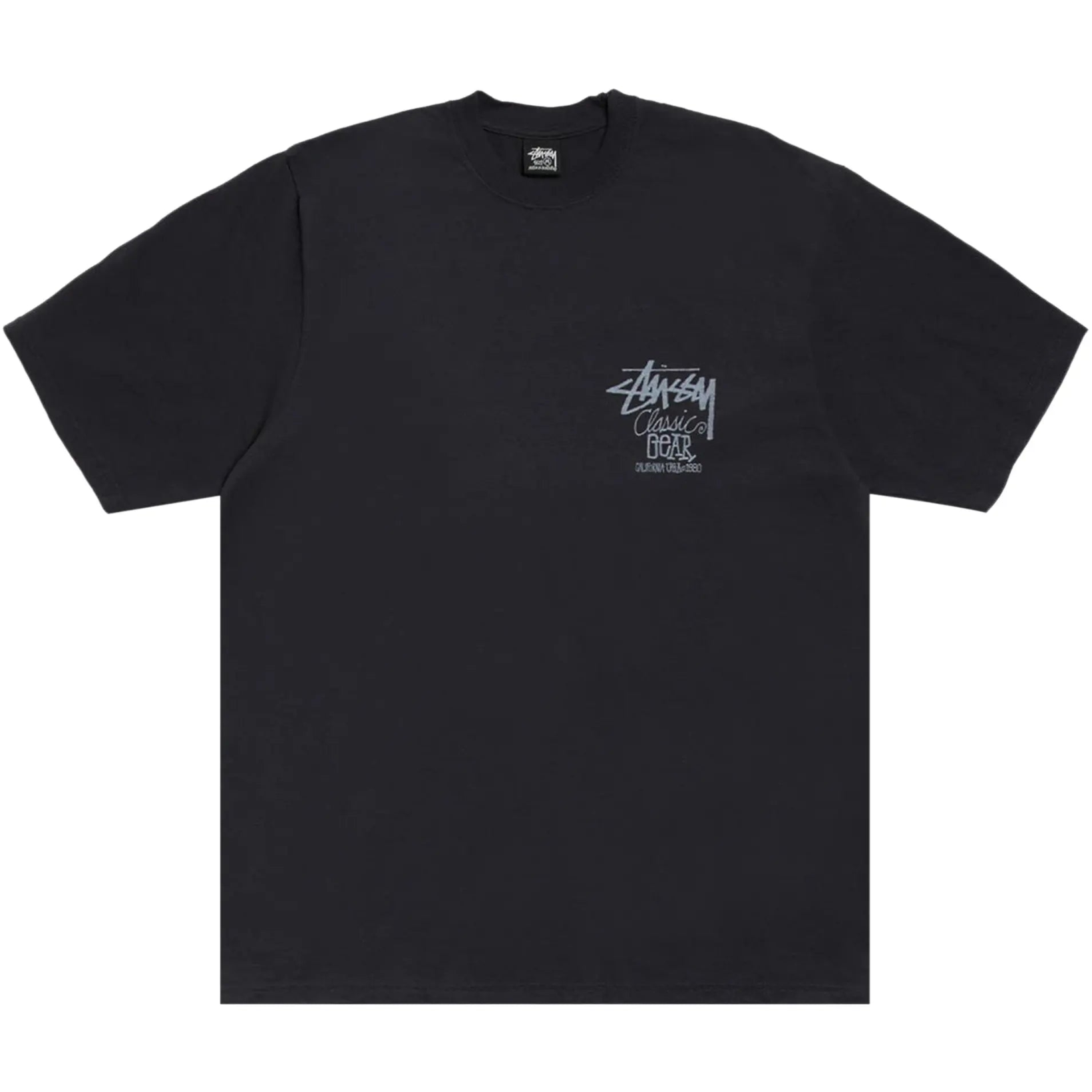 Stussy Classic Gear Tee Pigment Dyed 'Black'