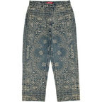 Supreme Bandana Jacquard Baggy Jean 'Blue'