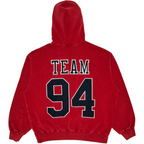 Supreme Team 94 Hooded Sweatshirt 'Red'