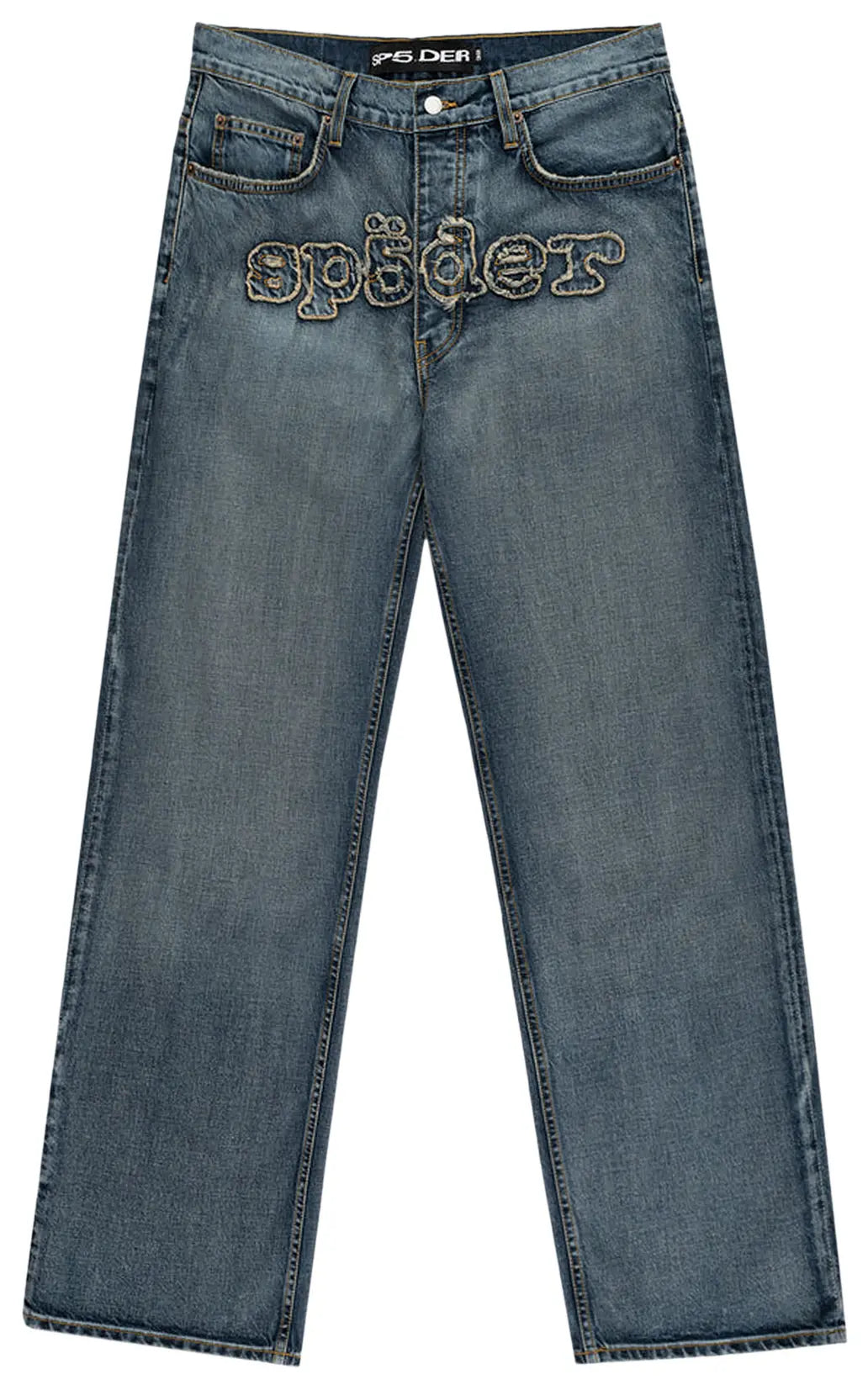 SP5DER DENIM WORK PANT LIGHT BLUE WASH SS25 JEAN