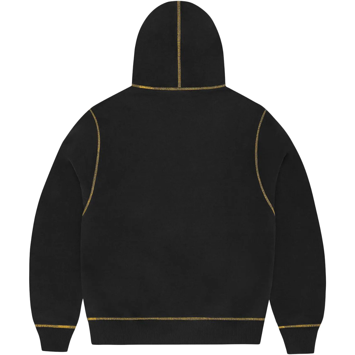 Corteiz Alcatraz Contrast Hoodie 'Black/Yellow'