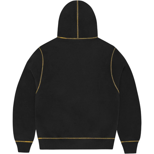 Corteiz Alcatraz Contrast Hoodie 'Black/Yellow'