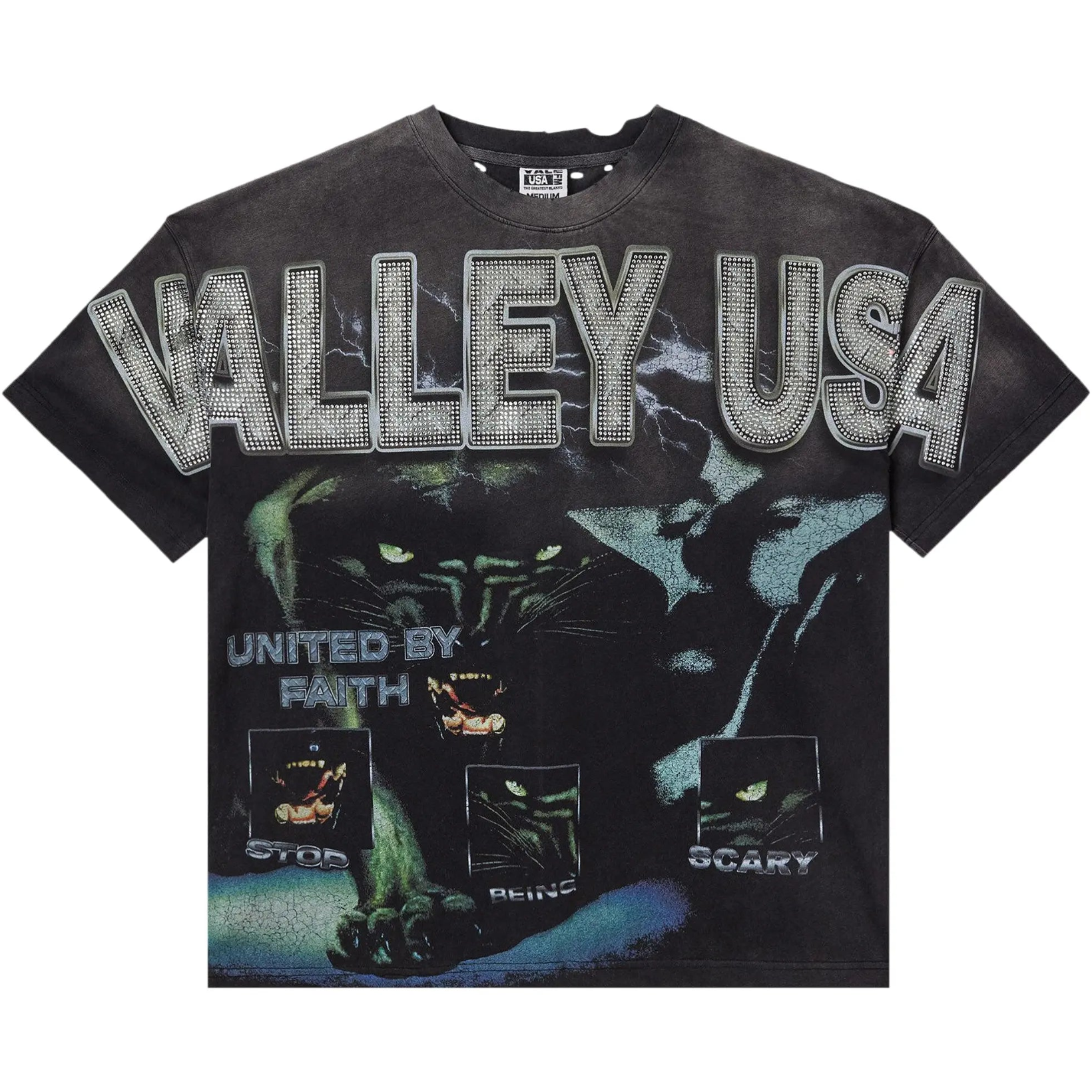 Vale Forever Faith Bling Tee 'Black'