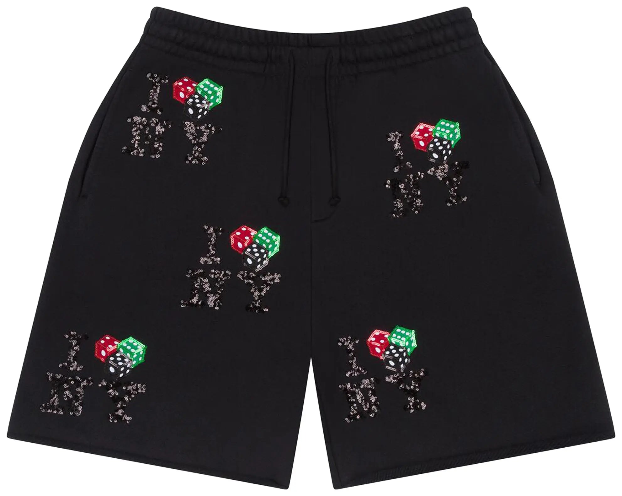 DENIM TEARS CEE-LO NY SWEAT SHORT 'BLACK'