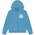 Denim Tears Denim University Zip Hoodie 'Light Blue'