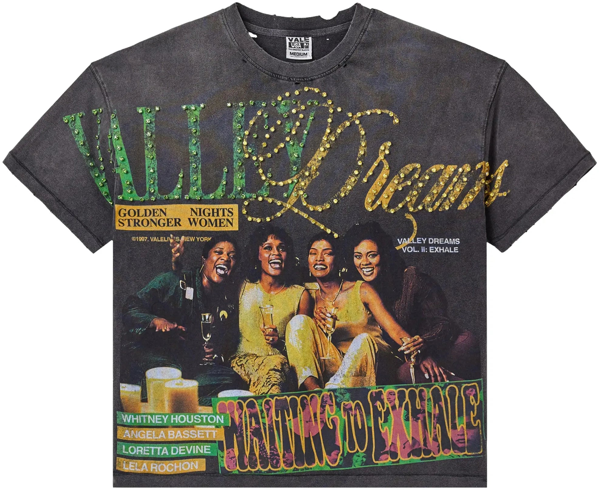 VALE FOREVER XHALE BLING TEE 'BLACK' POLO NEGRO