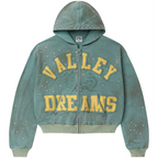 Vale Forever Bank Zip Up 'Dark Mint'