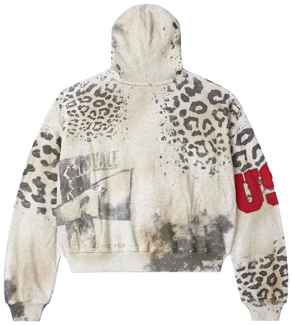 Vale Forever Cheetah Zip Up 'Grey'
