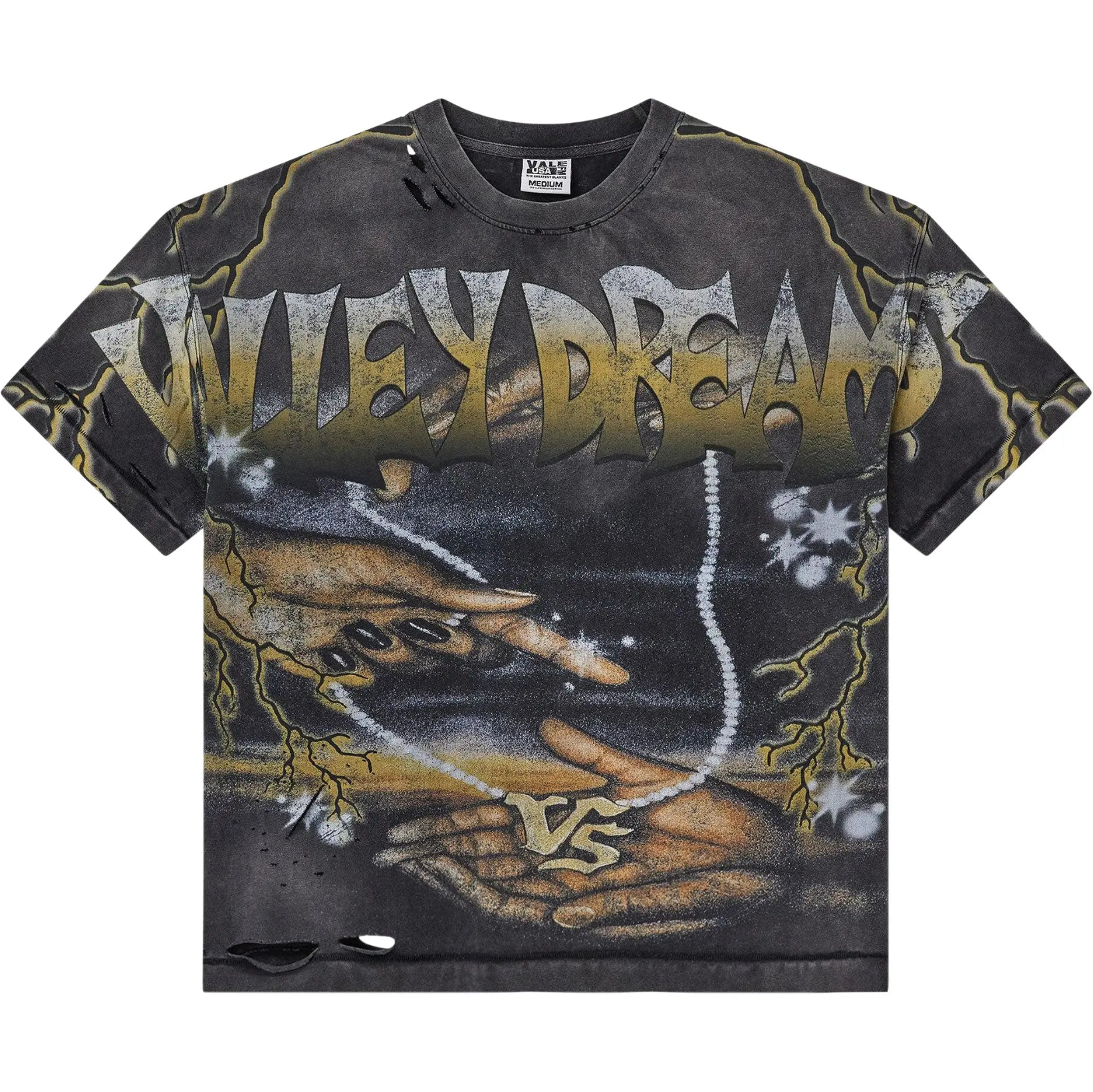 Vale Forever Hands Of God Tee 'Washed/Black'