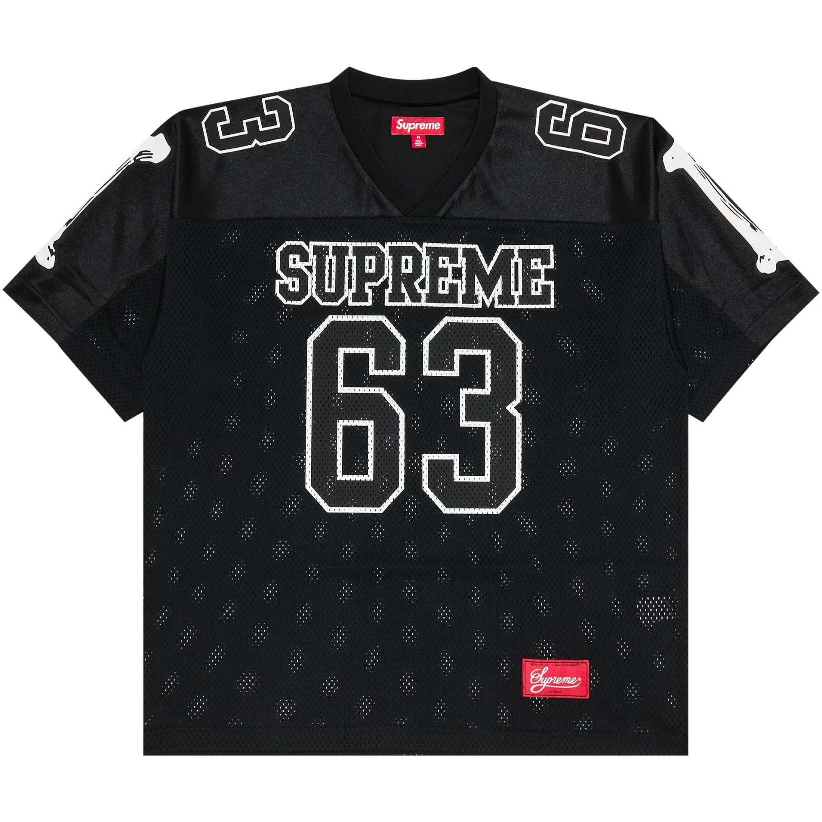 Supreme Bones Football Jersey 'Black'