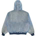 Supreme Reflective Arc Hooded Work Jacket 'Denim'