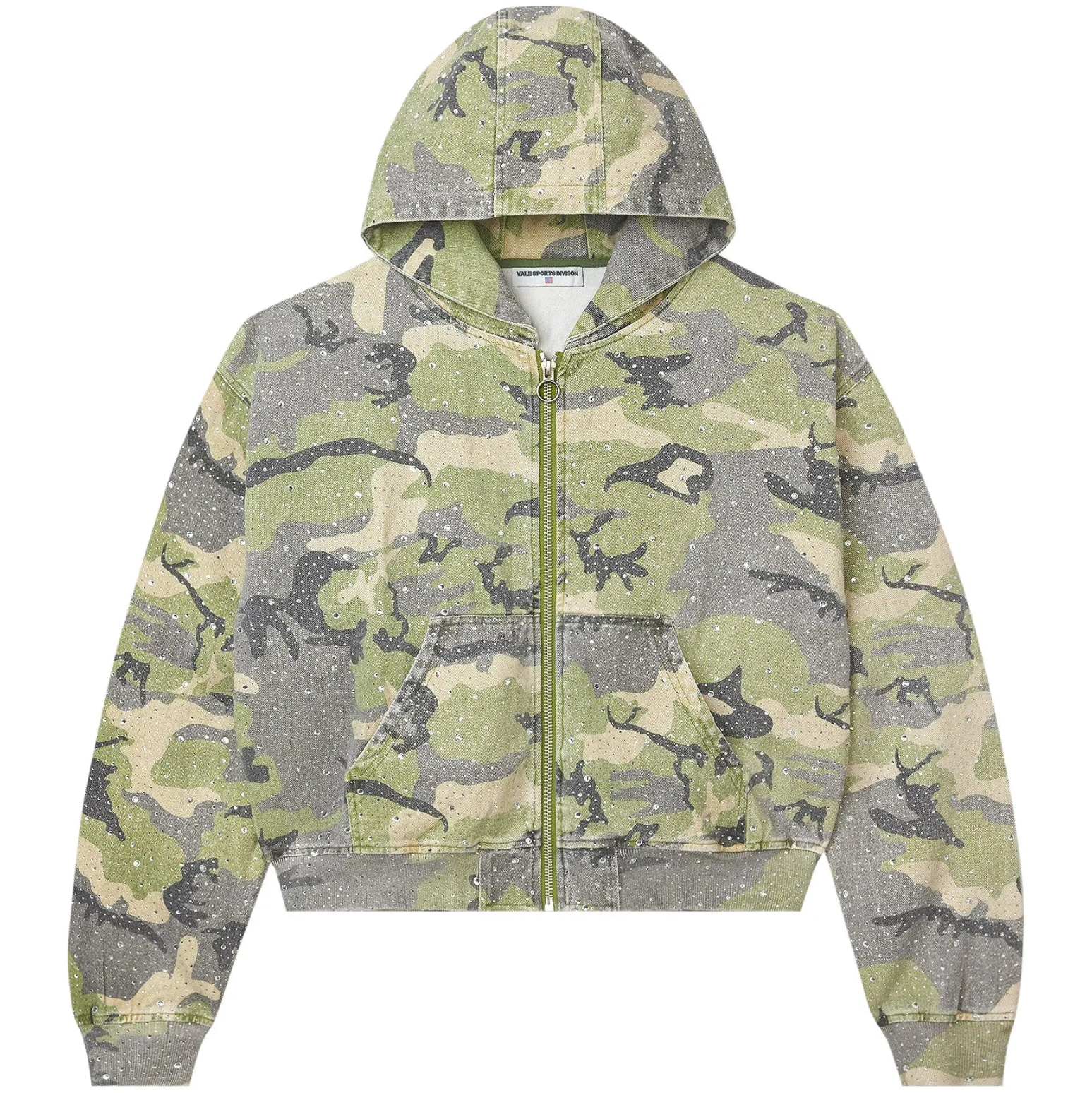 Vale Forever Crystal Camo Work Jacket 'Green/Camo'