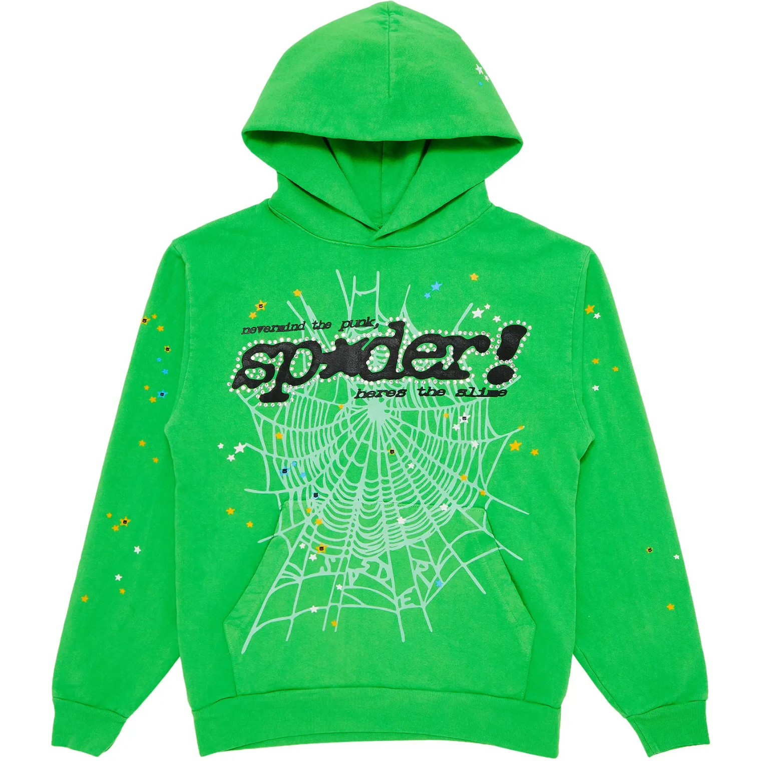 SP5DER hoodie Stadium Punk V2 Slime Green