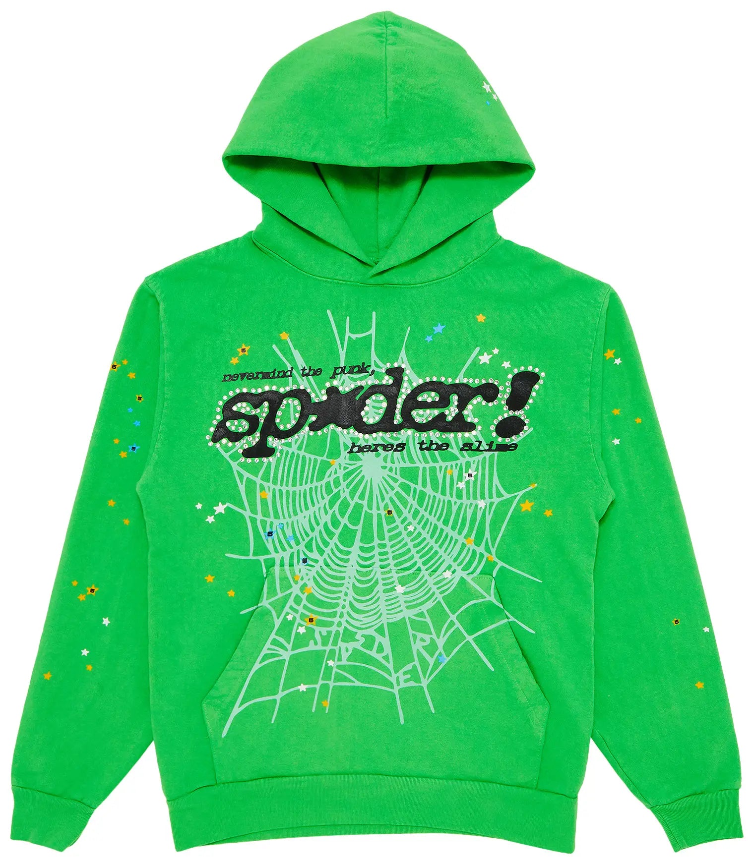 SP5DER hoodie Stadium Punk V2 Slime Green