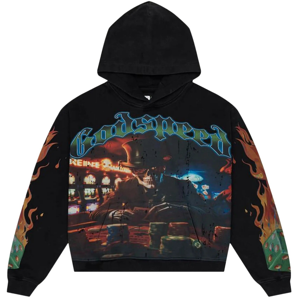 Supreme Satin Appliqué Hooded Sweatshirt 'Black' – BUYANDSELL