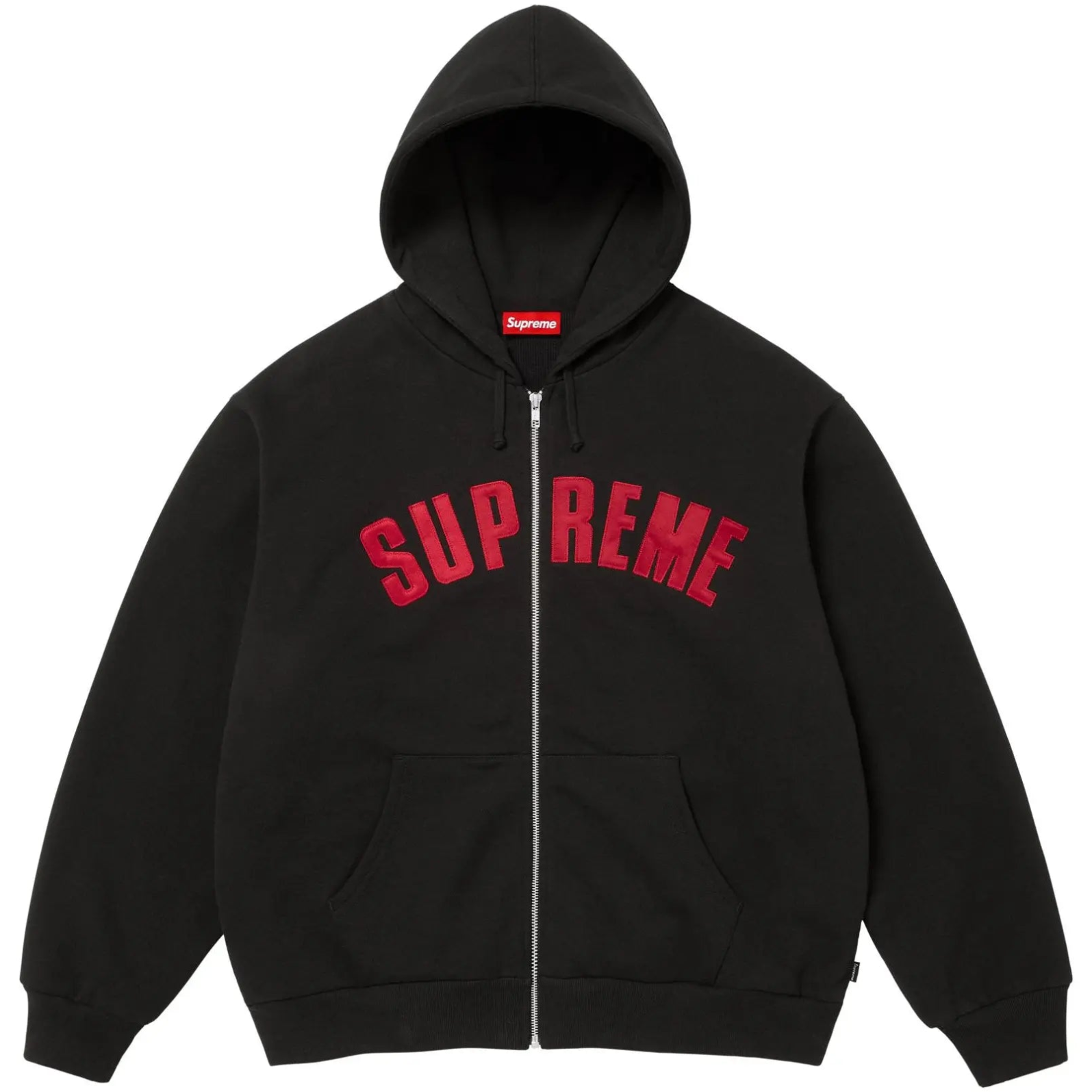 Supreme Arc Thermal Lined Zip Up Hooded Sweatshirt 'Black'