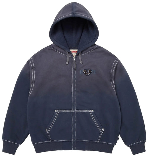 Supreme x True Religion Zip Up Hooded Sweatshirt 'Navy' – BUYANDSELL
