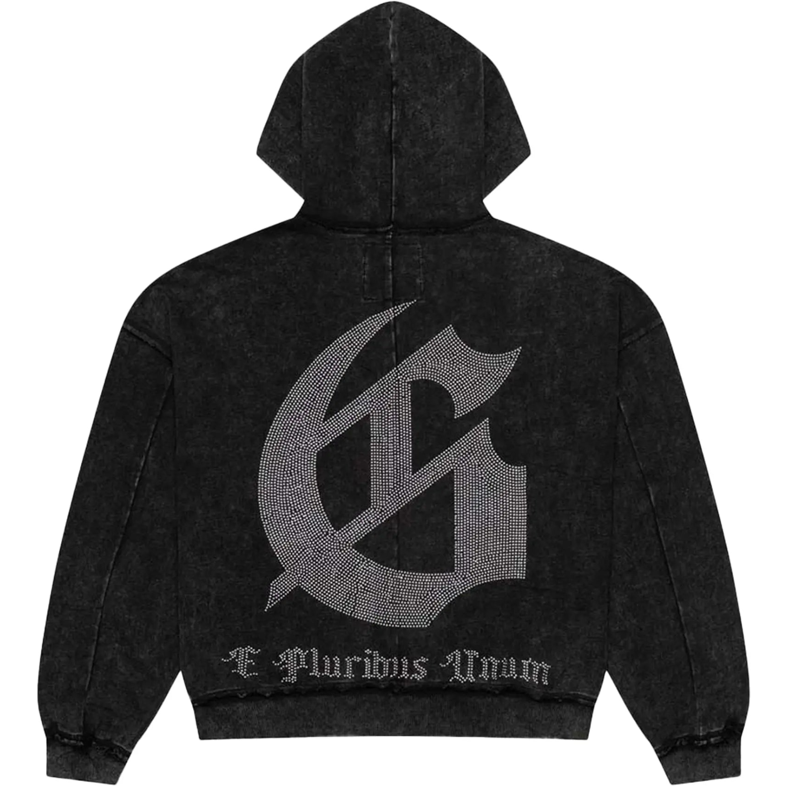 Godspeed Studded OG Logo Zip Up Hoodie 'Black Wash'