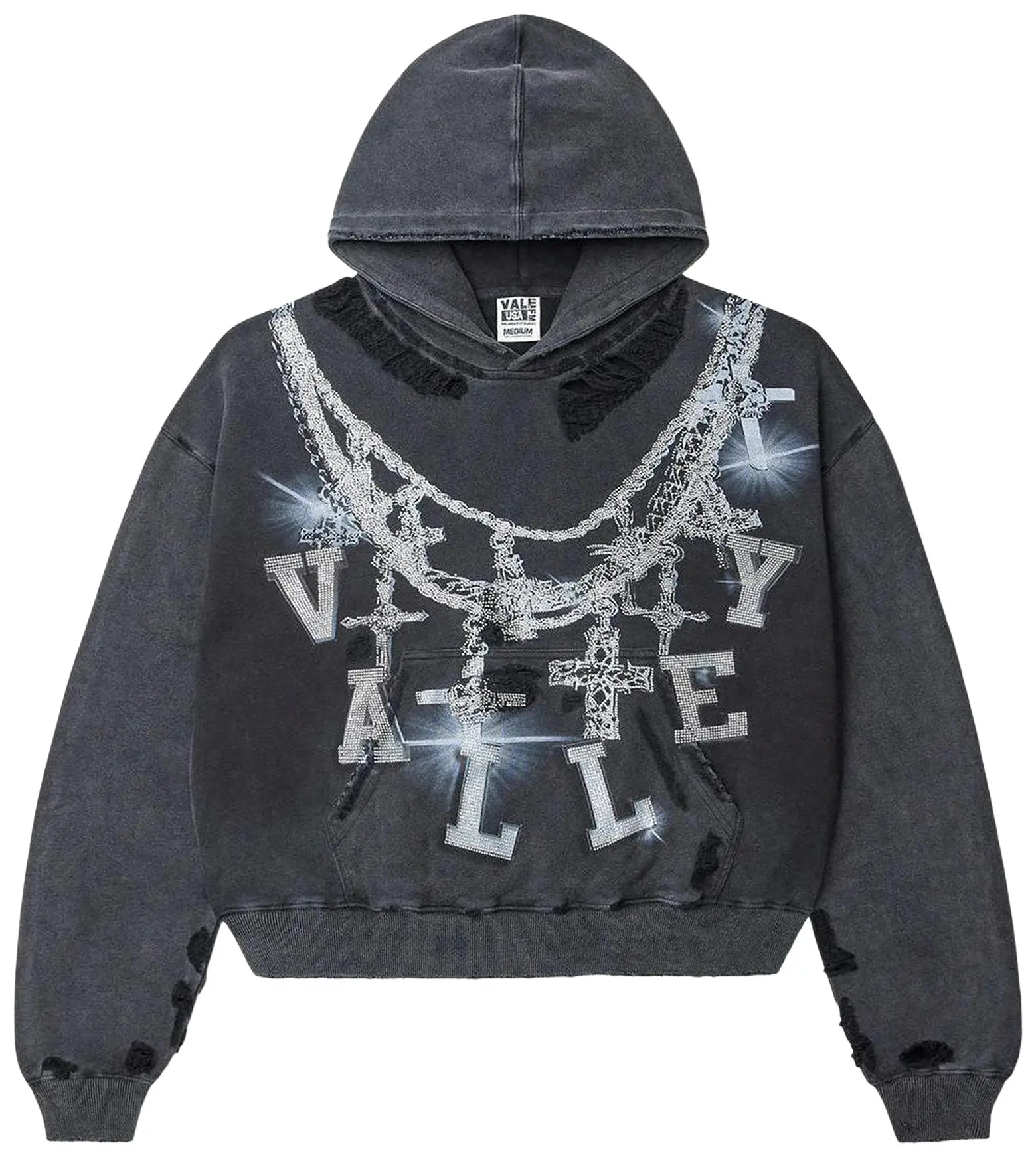 Vale Forever Big Chain Hoodie 'Black'