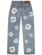 Denim Tears Baggy Cotton Wreath Denim Pant 'Light Wash'
