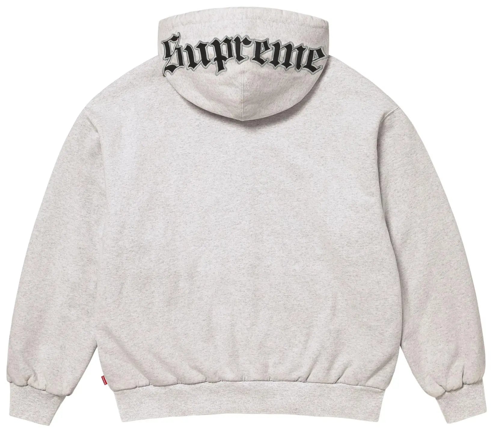 Supreme x Chicago White Sox Zip Up Hooded Sweatshirt 'Ash Grey'