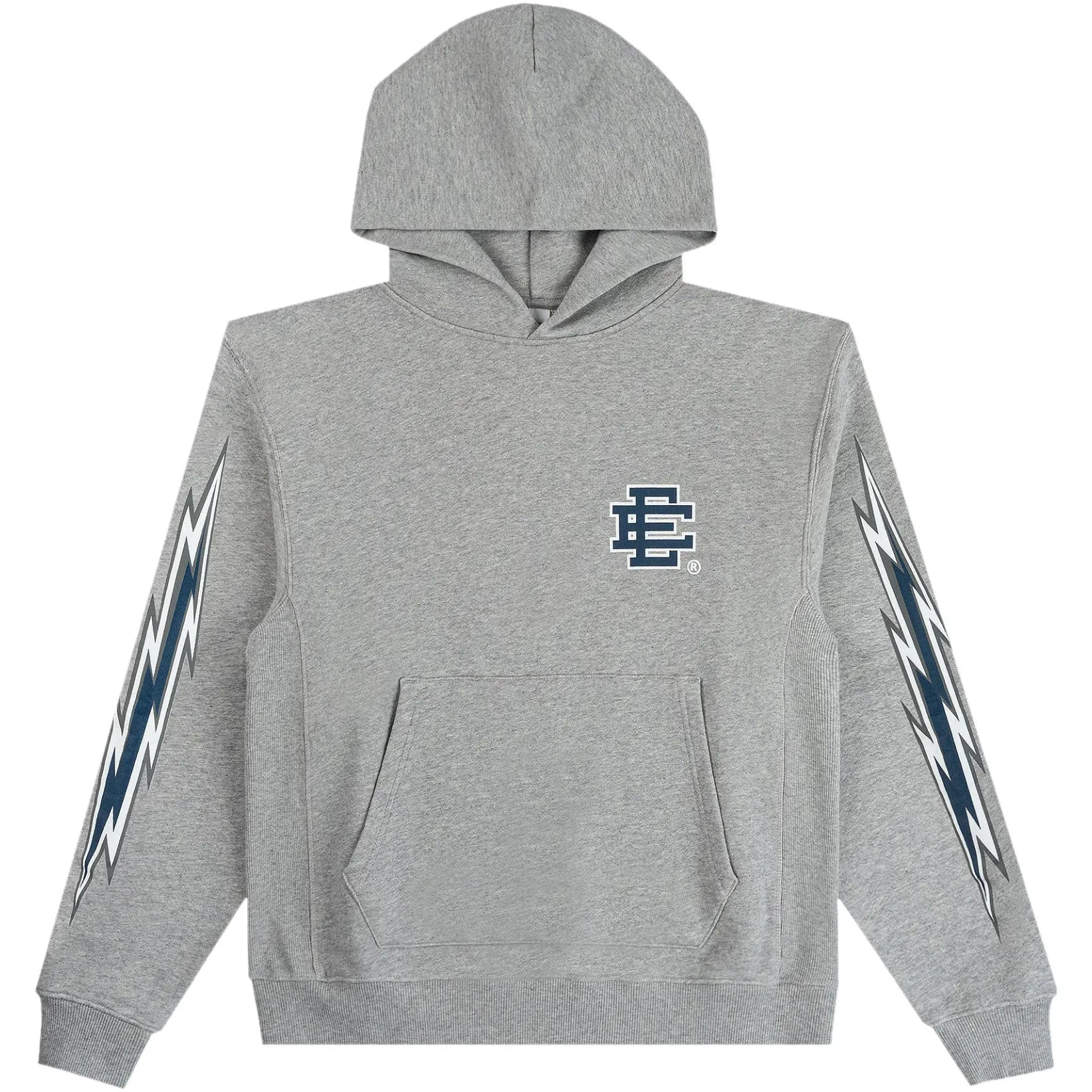 Eric Emanuel EE Basic Hoodie 'Heather Grey/Navy Bolt'